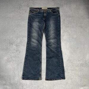 Express Women’s Bootcut Jeans Dark Blue - Size: 36x34